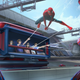 The web-shooting vehicle at the 2020 Spider-Man ride.